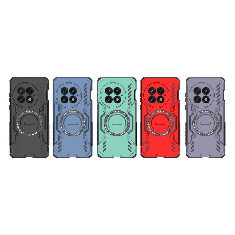 Для чехла Oneplus 13 Обложка Oneplus 13 Capas Задняя крышка телефона Кольцевой магнитный Жесткий Противоударный Magsafe Беспроводная зарядка Fundas Oneplus 13