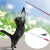 Bird Feather Wand Cat Toy Kitten Interactive Toy Teaser Wand Scalable Refills