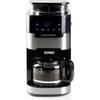 Filter Coffee Maker with Integrated Grinder - DOMO - DO721K - 900 W - 1.5 L - 12 Cups - 200 G of Beans - LCD Screen - 3 Intensities -
