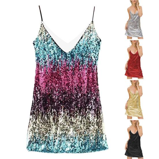 Популярное облегающее платье с глубоким V-образным вырезом, обтягивающей талией и бедрами