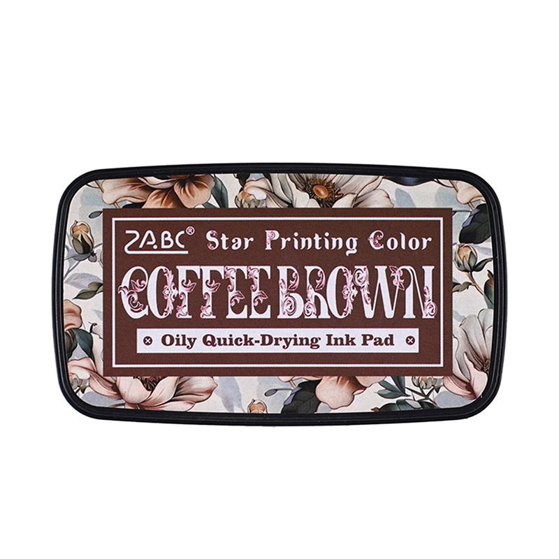 Красочная многоцветная штемпельная подушечка для штампов для планировщика, для скрапбукинга, студенческие принадлежности, самонаборная штемпельная подушечка, школьные аксессуары, канцелярские товары