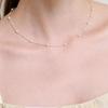 NUOY [Silver 925] Snow White Pearl Necklace