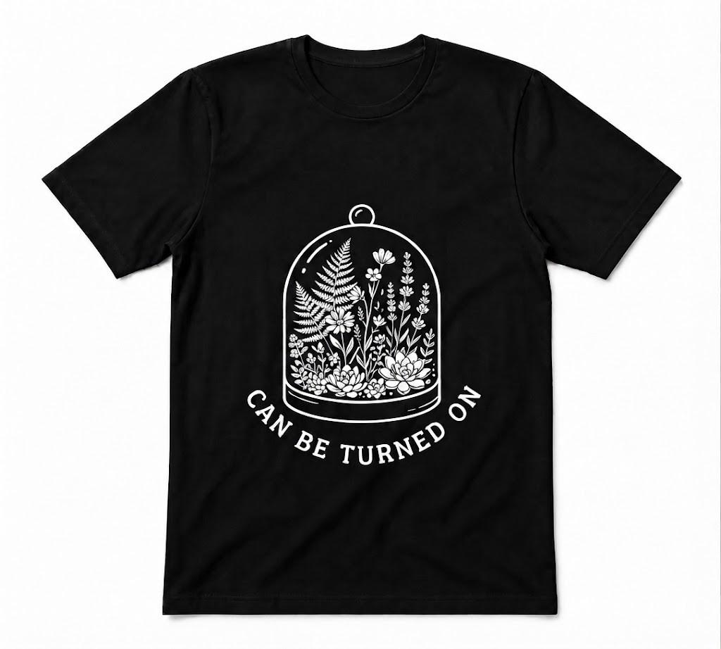 All Lights Turned Off Can Be Turned On Shirt Wildflowers Black T-shirt