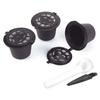 3pcs/set Reusable for Nespresso Coffee Capsule Coffee Capsule Cup with Stainless Steel Filter Screen Coffee Machine Accessories