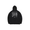 Li-Ning Sports Life Series Kangaroo Pocket Logo Print Hoodie Men Tops Black AWDQ763-2