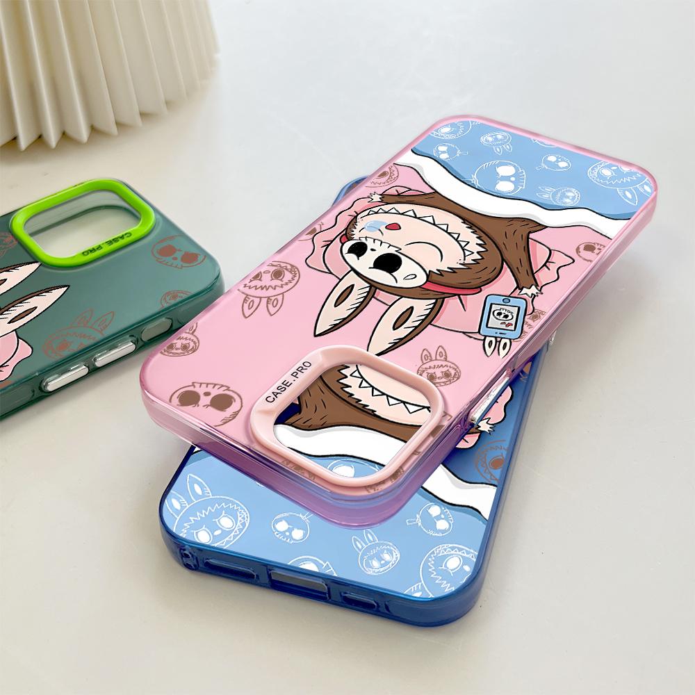 Окрашенный узор, цветной серебристый, двухсторонний, жесткий, противоударный чехол для телефона с защитой от падений для OnePlus OPPO Reno Realme