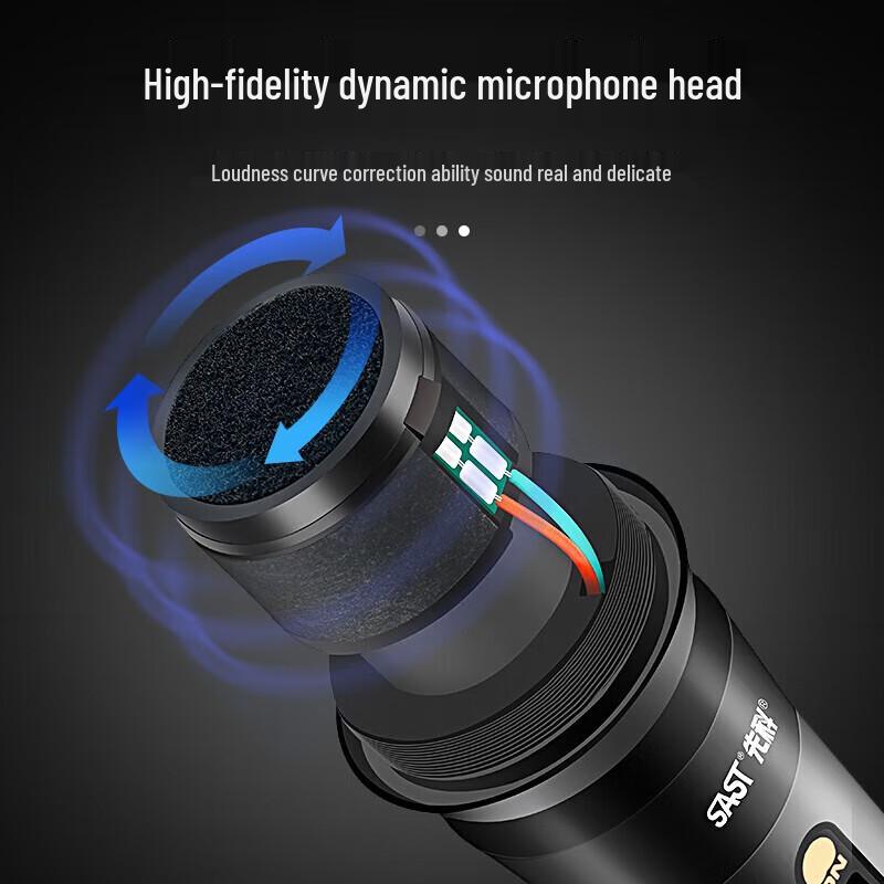 SAST Проводной профессиональный динамический микрофон OK-65