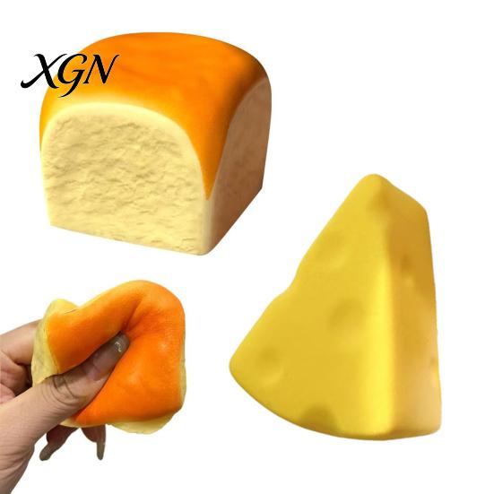 Durable Stress Toy Slow Rebound Hawaiian Bread Squeeze Soft Slow-Rising Decompression Relief Fidget Realistic Gadget for Kids Adults Tactile