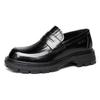 Осень новая повседневная кожаная обувь мужские кожаные лоферы на одной педали первый слой коровьей кожи деловая платьевка для работы кожаная обувь тренд