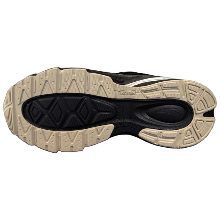 Anta Millennium Удобные нескользящие повседневные туфли с низким верхом Мужские кроссовки Черный Серебристый 112428890-6