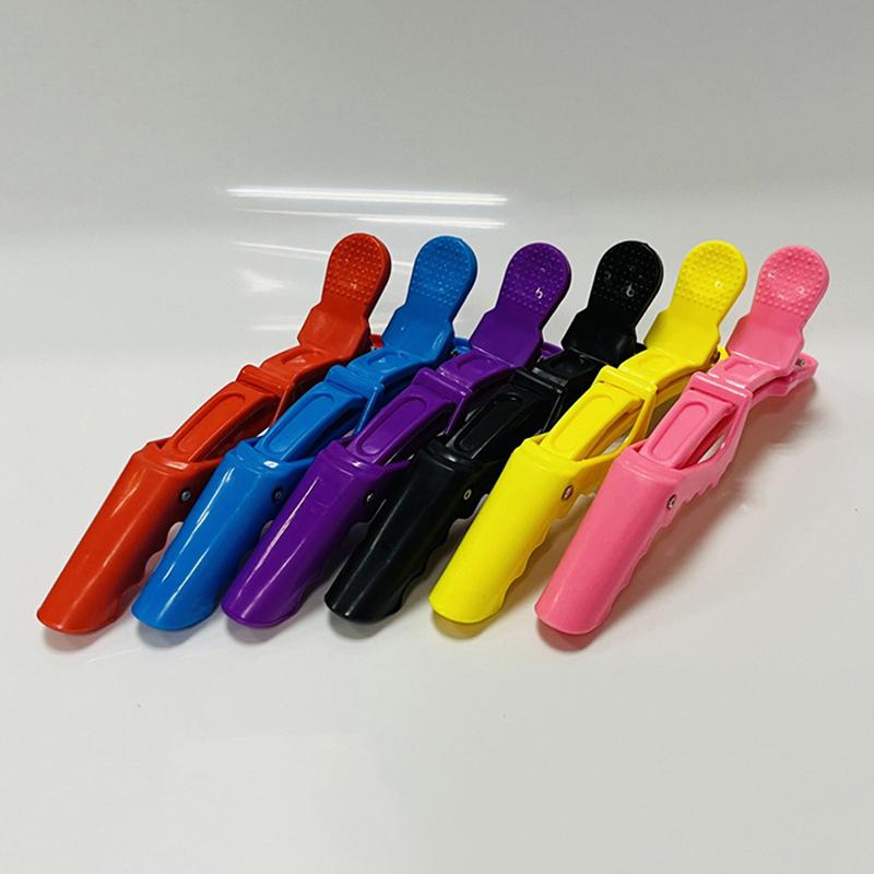 5Pcs/Lot Plastic Hair Clip Hairdressing Clamps Claw Section Alligator Clips Barber For Salon Styling Hair Accessories Hairpin