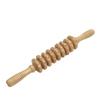 Wooden Therapy Massager Roller Trigger Point Massager Stick for Fascia Cellulite Muscle and Abdomen Body  Muscle Belly Relief Tool