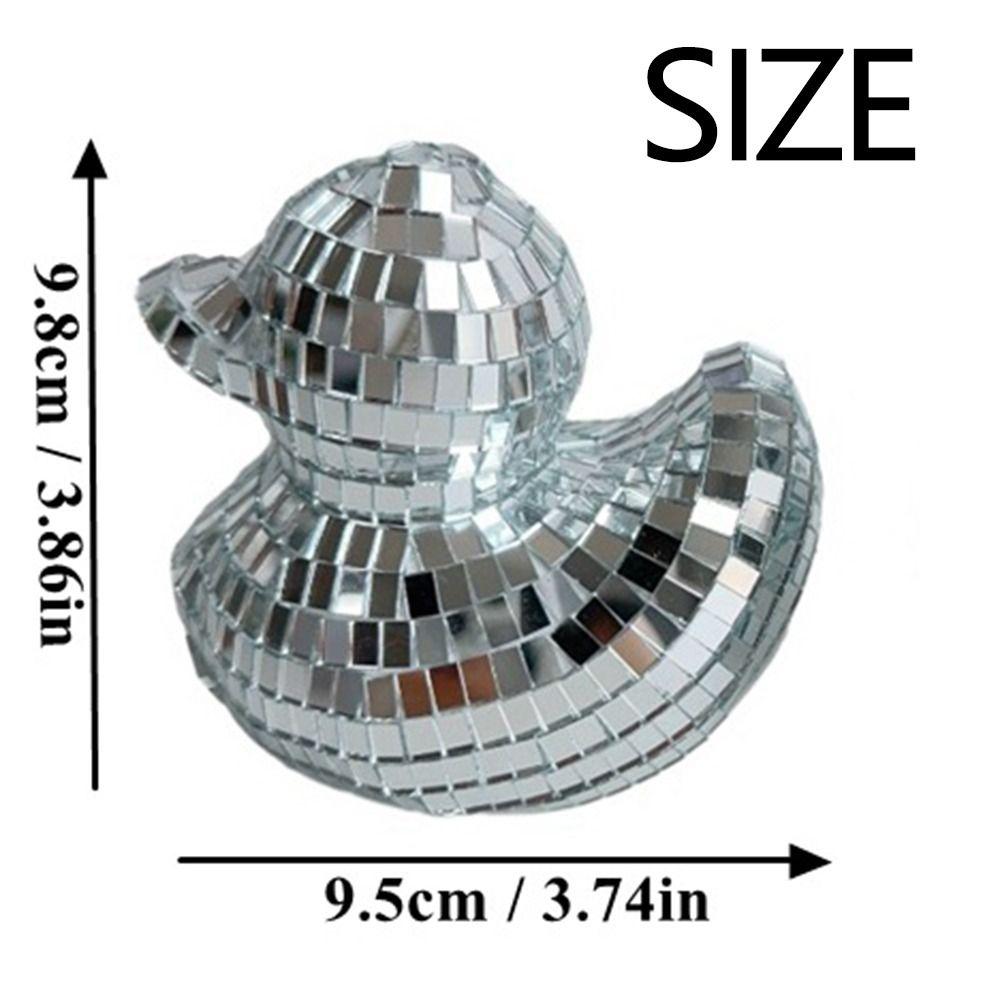 Duck Shape Cute Duck Disco Ball Reflective Christmas Decoration Duck  Home Decor