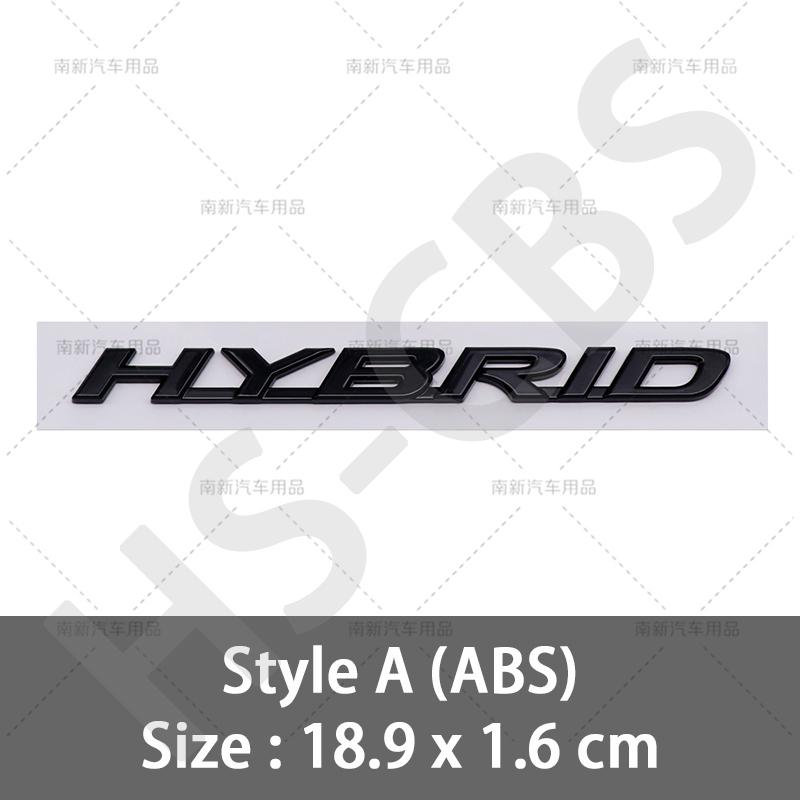 ABS Oil Electric Hybrid Vehicle Logo Car Rear Trunk Emblem Badge For Lexus RX270 RX350 CT200H GX400 ES350 ES300h NX300 NX200t LX