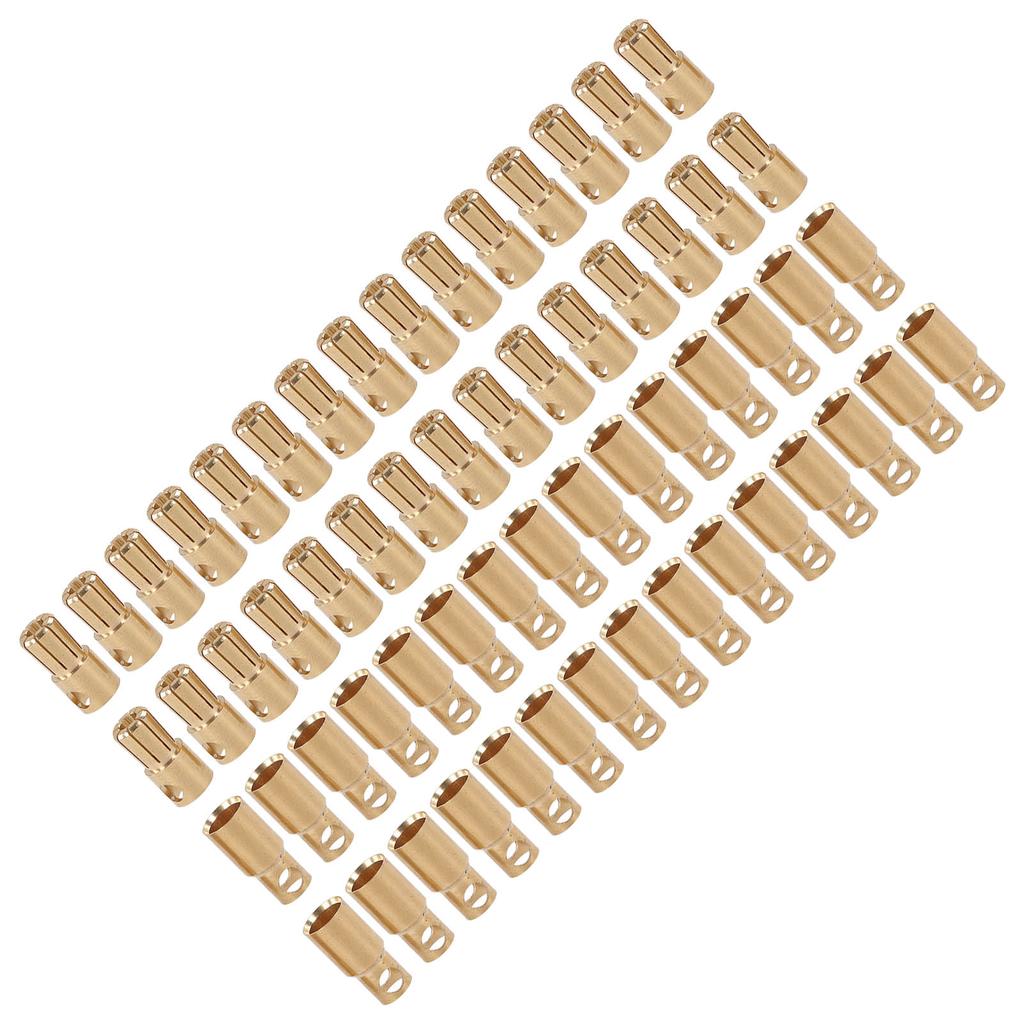 30 пар разъемов типа «банан» вилки розетки штекер гнездо позолоченные для промышленных DIY RC аккумуляторов