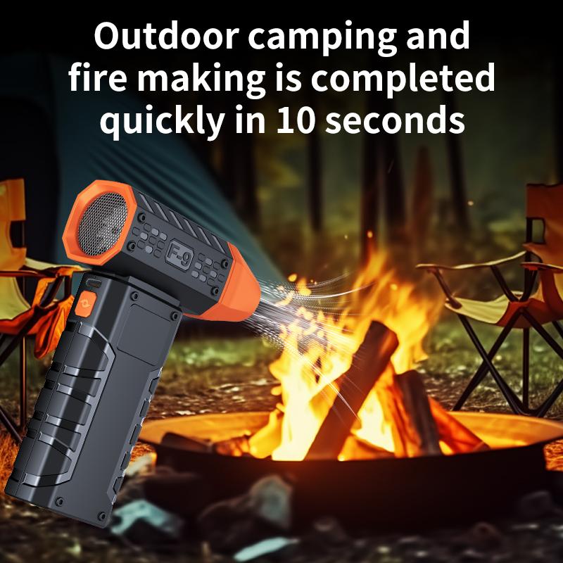 Турбореактивный вентилятор 160000 об/мин Электрический воздуходув со светодиодным дисплеем Пылесос 52 м/с Скорость ветра Бесщеточный двигатель Мощный вентилятор