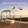 Уличная Кемпинговая ПВХ Прозрачная Палатка 360 Панорамный Вид Трансграничная Большое Пространство Легкая Быстрая Установка