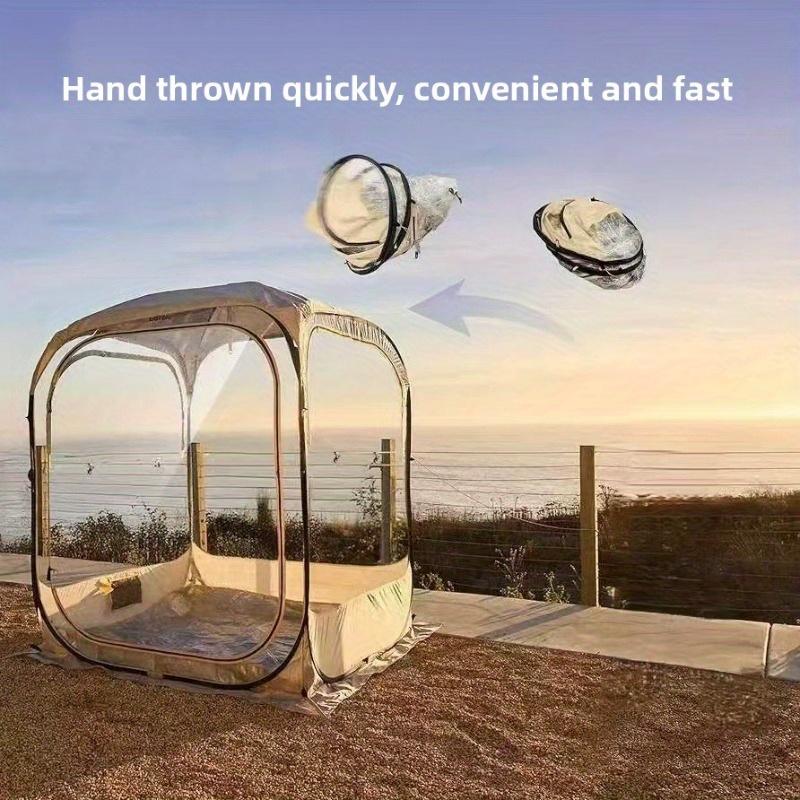 Уличная Кемпинговая ПВХ Прозрачная Палатка 360 Панорамный Вид Трансграничная Большое Пространство Легкая Быстрая Установка