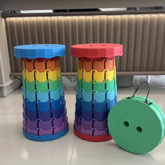 Складной стул с ручкой для переноски Портативный Регулируемый по высоте Легкий Сверхпрочный