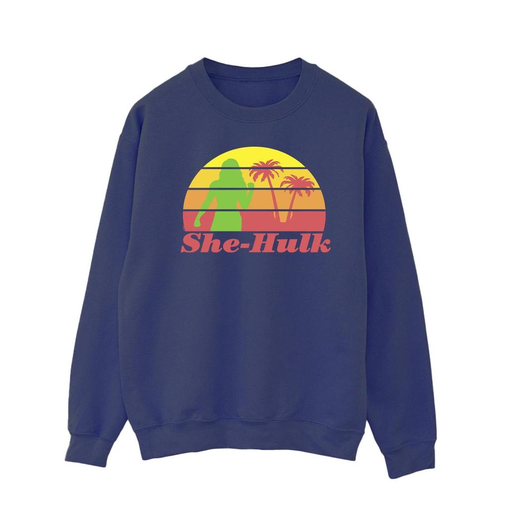 Marvel Mens She-Hulk: Attorney At Law Sunset Flex Sweatshirt