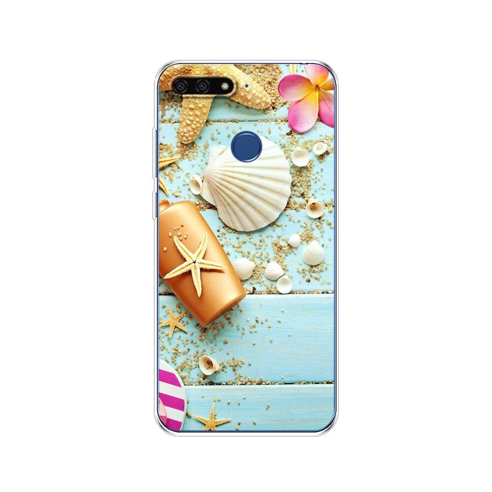 Для Huawei Honor 7C 5,7 дюймов чехол мягкий силиконовый чехол из ТПУ милый защитный чехол для телефона для Huawei Honor 7c Aum-L41 сумки