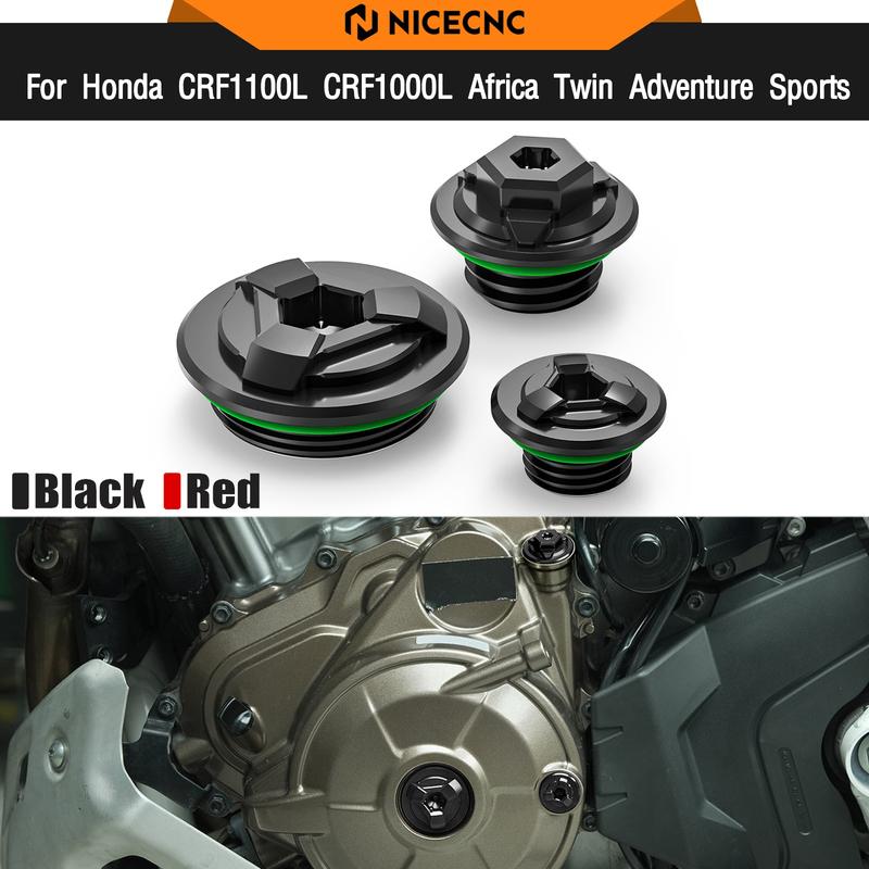 For Honda 2020-2025 CRF1100L Africa Twin CRF1100L Adventure Sports Engine Timing Oli Filter Cap Plug CRF1000L/ADV Sports 2016-19