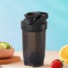 1 Set 400ML Water Cup Leak-Proof Portable Shaker Bottle High-temperature Resistant Shaker Cup for Drinks Milk