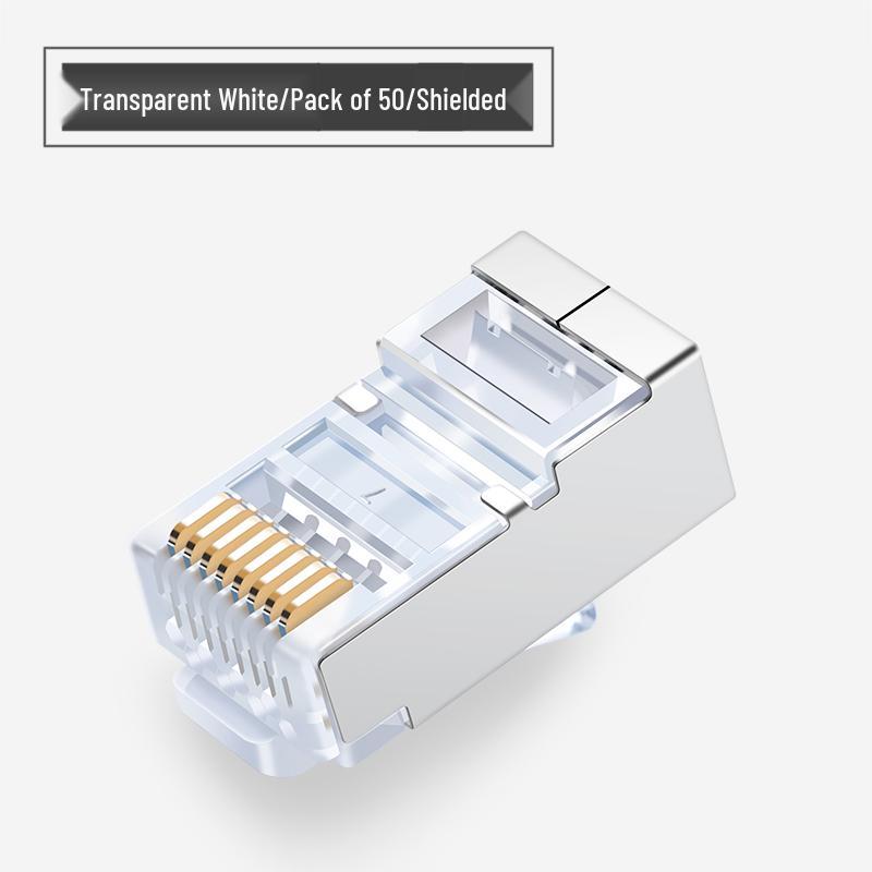 Экранированный разъем RJ45 Cat 6A/5E для гигабитной сети, широкополосного доступа и телефона