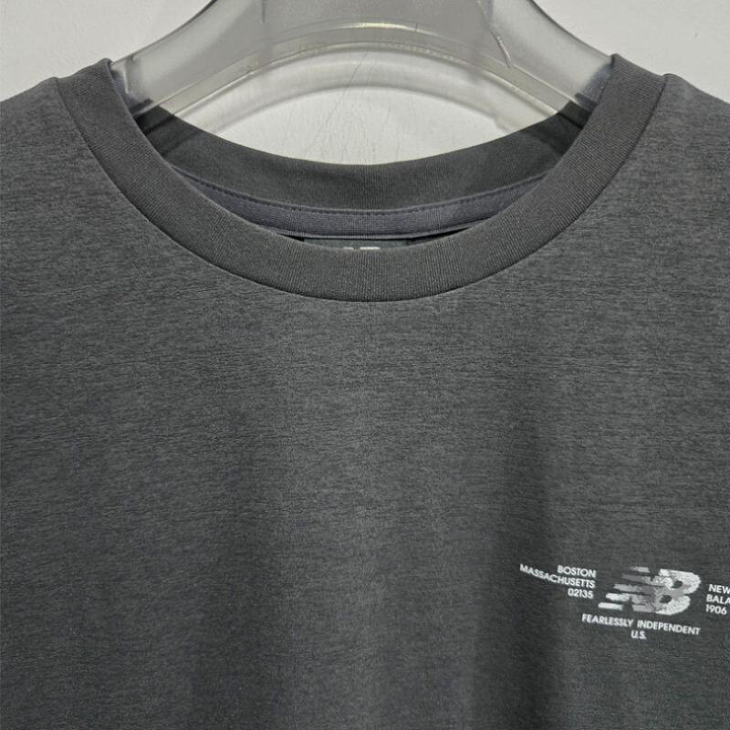 New Balance Футболка Uni Frozen Pixel Graphic с коротким рукавом Nbnef21523, цвет уголь