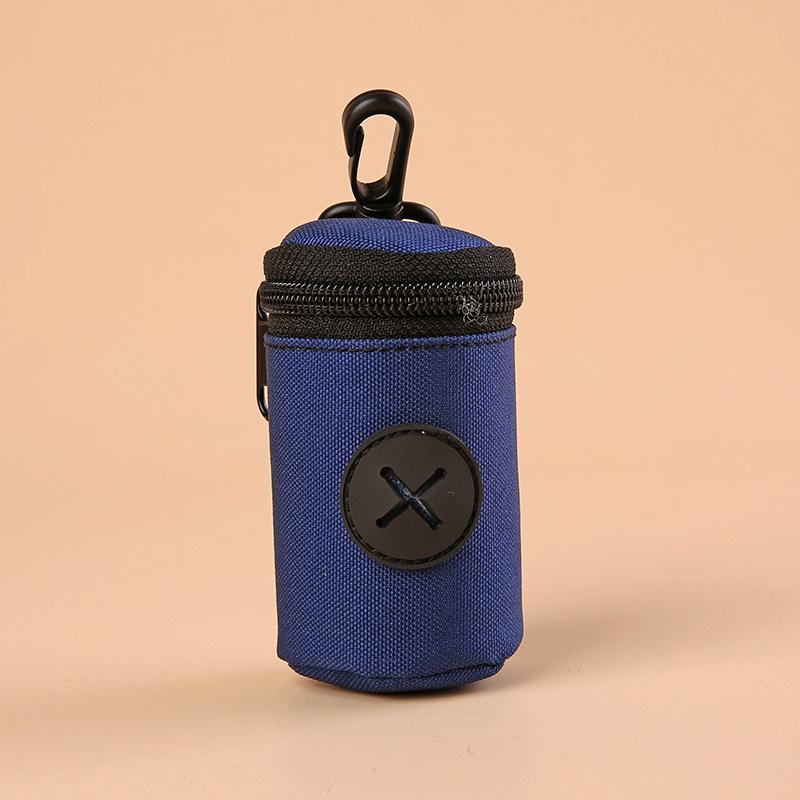 Hangable Dog Poop Bag Dispenser Zipper Dogs Walking Accessory Waste Bag Holder Portable Garbage Bags Organizer Pet Supplies