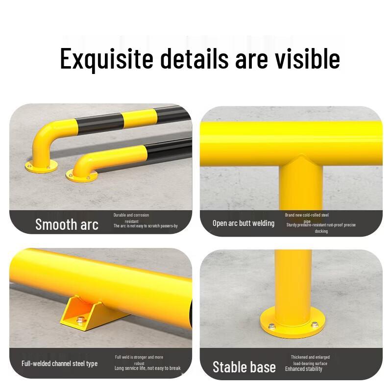 MAINUOQI L-shaped Steel Pipe Parking Barrier