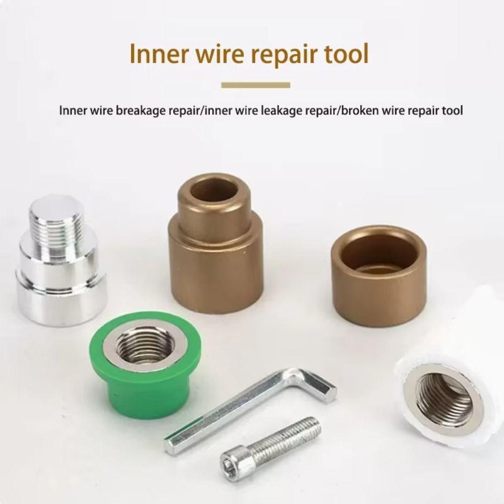Инструмент для ремонта трещин внутренней резьбы PPR 1/2 дюйма 3/4 дюйма Комплекты для ремонта внутренней резьбы Ручной инструмент
