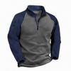 Tactical Fleece Jacket Men's Fleece Warm Autumn and Winter Coat Double-sided Fleece Pullover Color Zipper Jacket