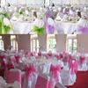 Organza Sashes Bowtie Chair Tulle Covers Wedding Events Party Banquet Tablet Background Decoration