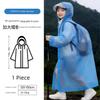 Disposable Raincoat for Kidsren with Large Brim and Face Protection, All-In-One for School, Outdoor Use, Rainproof, Portable, 2026 New Model