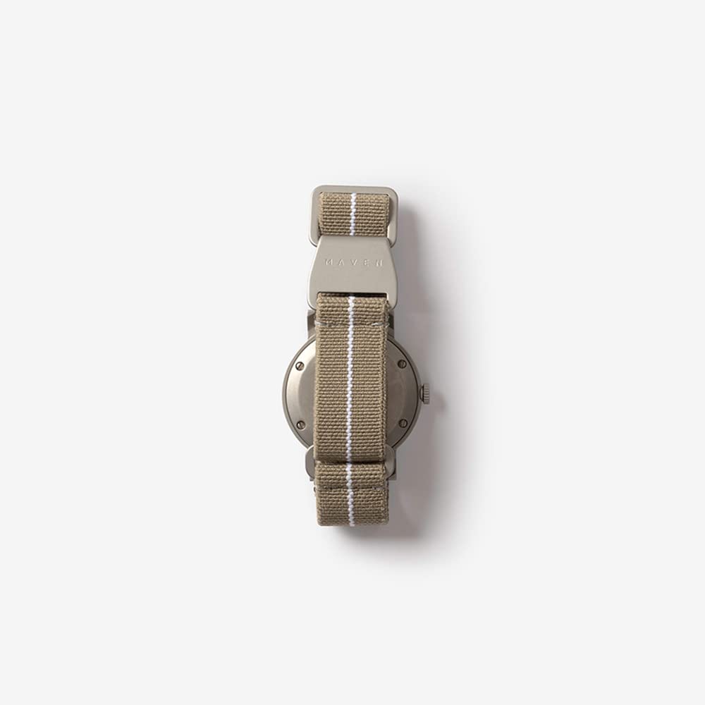 Maven Watches 34mm THE URBAN SCOUT SERIES Minimalist Fashion Watch (MUS-03 KHAKI P 34MM)