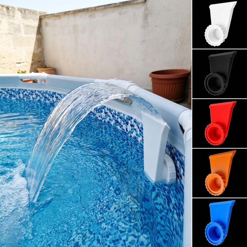 3D Printing Pool Return Fountain Plastic Pool Fountain Holder Swimming Pool Waterfall Summer Pool