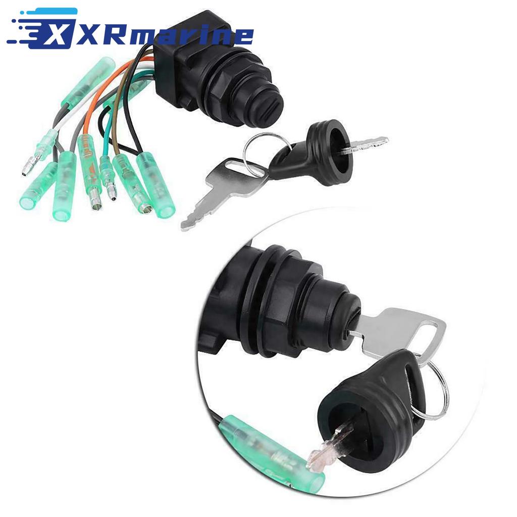 Boat Ignition Key Switch Assembly 37110-99E00 for Suzuki 30HP To 300HP Outboards Engine Motors Parts 37110-92E01