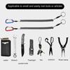 Tool Tether Hard Hat Lanyard Safety Rope Fishing Lanyards Spiral Coiled Lanyard Spring Elastic Rope