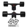 2pcs 7 Inch Skateboard Trucks with Wheels 65x51mm Longboard Trucks Wheels Combo Set Aluminum Alloy