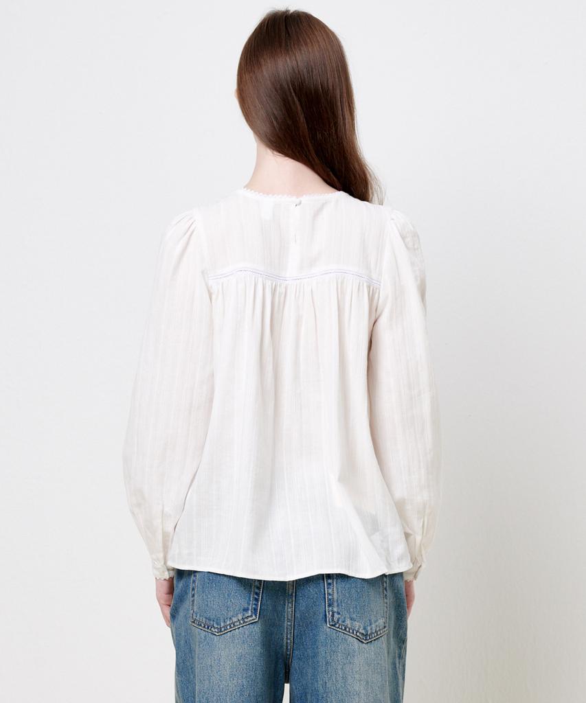 PLAC WOMEN Nostalgia Lace Blouse White