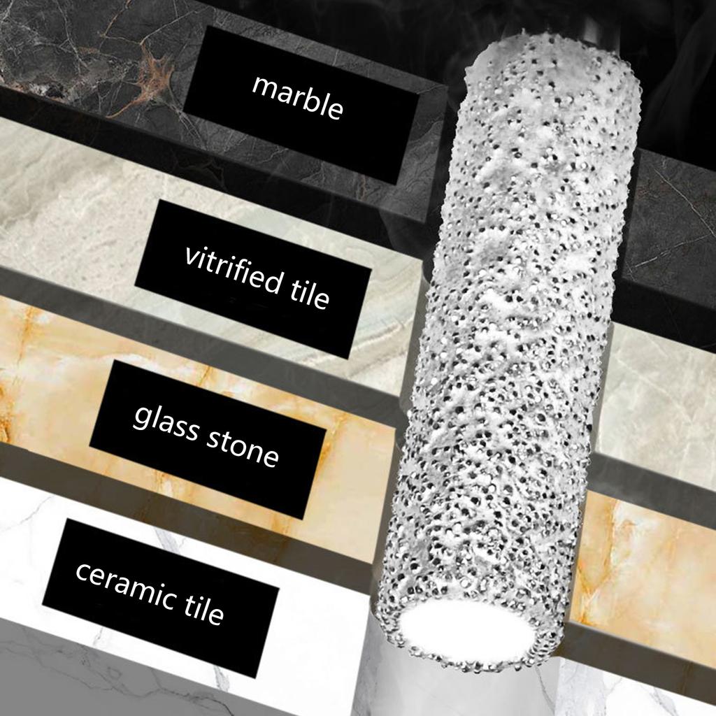 Алмазные сверла для сухого сверления 6 мм/8 мм/10 мм/12 мм Алмазная кольцевая пила с шестигранным хвостовиком для сверления и шлифования с быстрой заменой