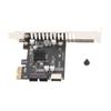 Карта расширения PCIE на USB 19Pin Хорошая проводимость Индуктор с одной катушкой Низкоимпедансная адаптерная карта PH61