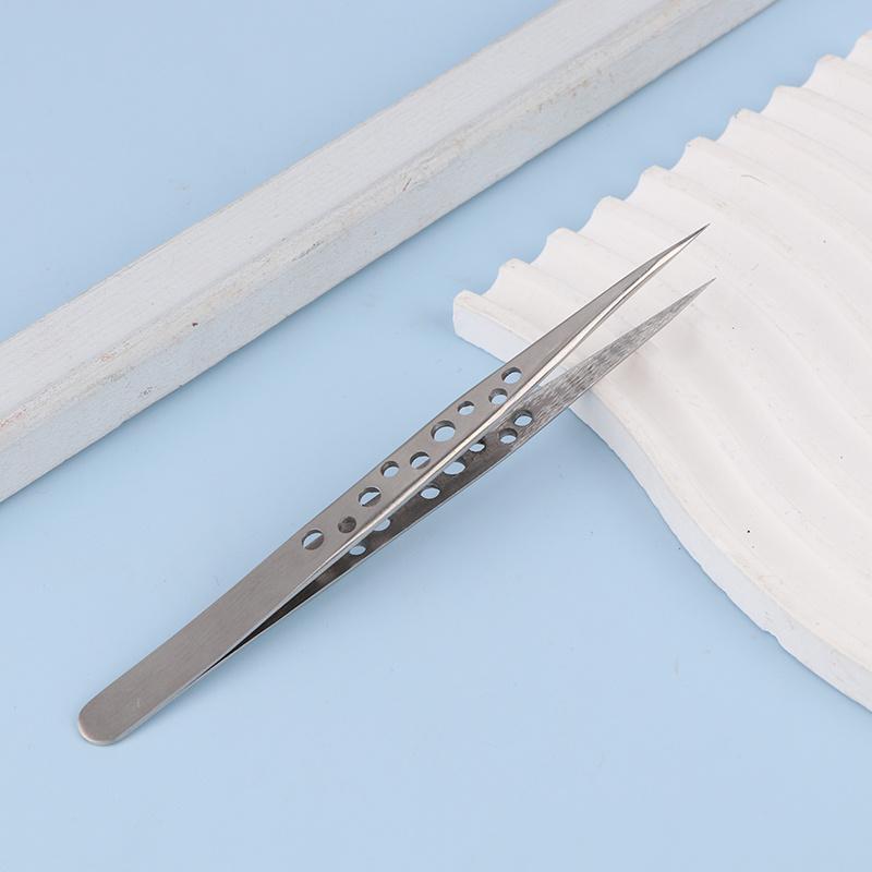 2 шт. Промышленные пинцеты Электроника Антистатические Изогнутые Прямые наконечники Прецизионные Нержавеющие Наборы ручных инструментов для DIY Пинцеты Ремонт телефона