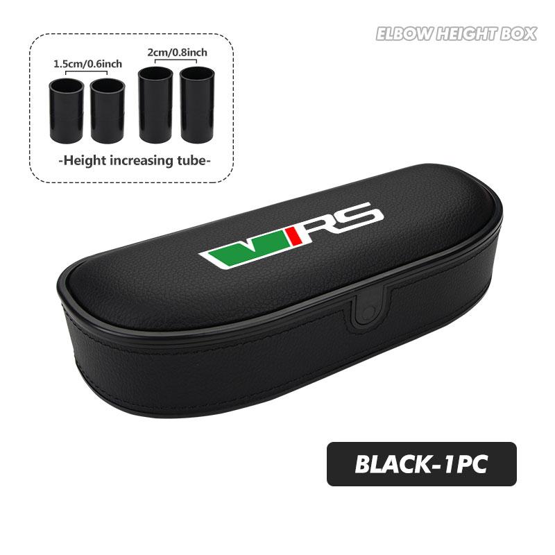 Car Door Arm Rest Storage Box Adjustable Height Elbow Support For Skoda VRS Octavia 2 3 Kamiq MK3 Kodiaq Karoq Superb Fabia