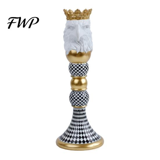 Bedroom Decorative Accents Animal Ornaments, Painted Resin Modern Style Restaurant Table Decorations Wine Cabinet Decor, for Living Room Office
