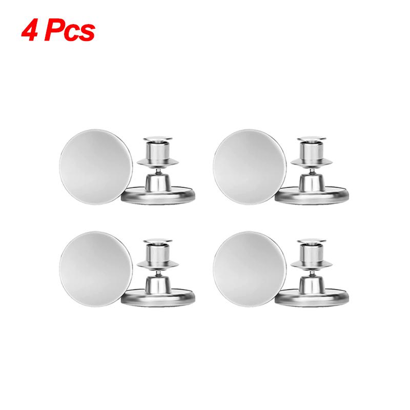 4/8/12 шт. Металлические съемные пуговицы для джинсов, застежка-кнопка, не требующая шитья, уменьшающая талию, штаны, пряжки, пуговицы для одежды, джинсовая пуговица