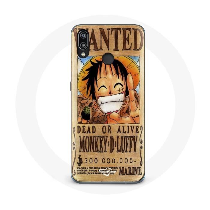 Coque pour Huawei P20 Lite One Piece Manga Luffy affiche de recherche
