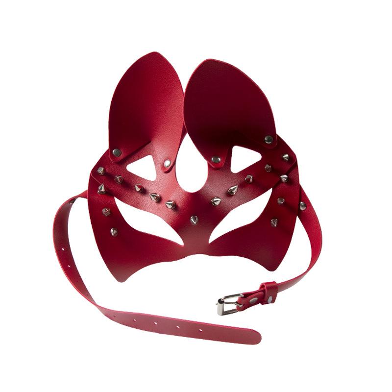 3-цветная сексуальная кожаная маска кошки для женщин и девочек, вечеринка, БДСМ, фетиш, маска для кошек с черными глазами