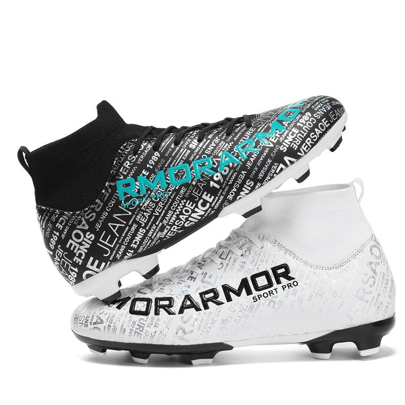 Футбольные бутсы мужские и женские Tf Broken Nails Ag Nails для студентов и детей с высоким берцем для начальной и средней школы, спортивная тренировочная обувь